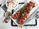 Baconbe tekert zöldfűszeres csirkemáj – 3. kép