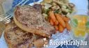Borsos mustáros karaj sült zeller kockákkal - paleo – 3. kép