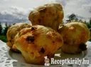 Cheddar sajtos-kolbászos puffancs – 3. kép
