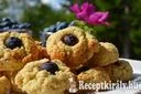Citromos áfonyás keksz - paleo – 2. kép