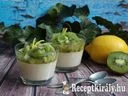 Citromos-kivis panna cotta – 1. kép