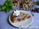Cseresznyés-csokoládés joghurtos pite – 2. kép