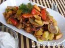 Csípős, zöldséges-serpenyős csirke – 1. kép