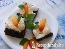 Csokis barackos szelet – 1. kép