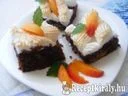 Csokis barackos szelet – 2. kép