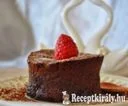 Csokis láva tortácska málnával - paleo – 3. kép