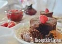 Csokis láva tortácska málnával - paleo – 1. kép