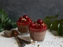 Csokis panna cotta meggyraguval – 2. kép