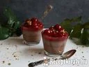 Csokis panna cotta meggyraguval – 3. kép