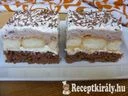 Csokis-vaníliás krémes szelet – 3. kép