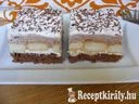Csokis-vaníliás krémes szelet – 2. kép