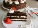 Csokoládétorta tejszínes túrókrémmel – 1. kép