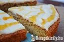 Egyszerű mandula torta narancslekváros kókuszkrémmel - paleo – 3. kép