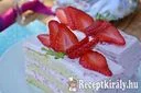 Eperkrémes szelet - paleo – 3. kép