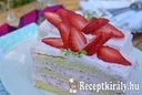Eperkrémes szelet - paleo – 1. kép