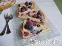 Erdei gyümölcsös hamis sajttorta – 1. kép