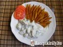Fokhagymás-tejfölös csirkemell, steak burgonyával – 4. kép