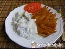 Fokhagymás-tejfölös csirkemell, steak burgonyával – 2. kép