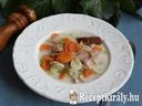 Füstölt sonkás raguleves – 3. kép