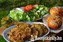 Fűszeres cukkinis pulykaburger - paleo – 1. kép