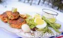Garnélás lazac burger párolt zöldspárgával - paleo – 1. kép