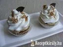 Gesztenyés-krémes cupcake – 1. kép