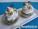 Gesztenyés-krémes cupcake – 4. kép