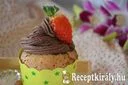 Gesztenyés muffin csokis krémmel - paleo – 3. kép