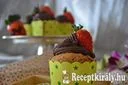 Gesztenyés muffin csokis krémmel - paleo – 2. kép