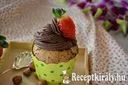 Gesztenyés muffin csokis krémmel - paleo – 4. kép