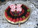 Gyümölcsös, sült sajttorta – 3. kép