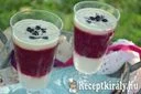 Gyümölcszselés banánkrémes pohárdesszert - paleo – 1. kép
