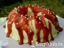 Hercegnő puding eper szósszal – 4. kép