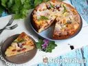 Joghurtos pitetorta (Barackkal és meggyel) – 2. kép