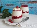 Joghurtos túróhab málnával – 3. kép