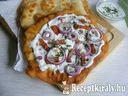 Juhtúrós lepény kapros tejföllel – 4. kép