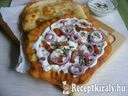 Juhtúrós lepény kapros tejföllel – 3. kép