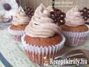 Kávés-kókuszos cupcake – 1. kép