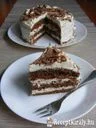Kávés-mascarponés tiramisu torta – 4. kép
