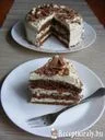 Kávés-mascarponés tiramisu torta – 3. kép