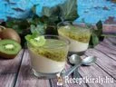 Kivis-vaníliás panna cotta – 4. kép