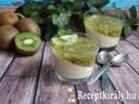 Kivis-vaníliás panna cotta – 2. kép