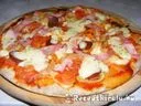 Lenmaglisztes pizza – 1. kép