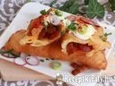 Magyaros töltött lángos – 2. kép