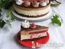Málnazselés csokimousse torta – 2. kép