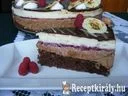Málnás csokimousse torta – 1. kép