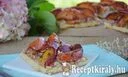 Mandulahabos fahéjas szilvás lepény - paleo – 2. kép