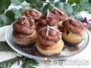 Márványos muffin csokoládékrémmel – 3. kép