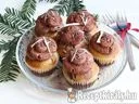 Márványos muffin csokoládékrémmel – 1. kép