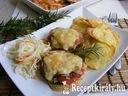 Mediterrán csirkemell burgonya chips-el – 1. kép